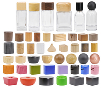 Fabricante de madera, tapa de fragancia de lujo personalizada, forma de cubierta de Perfume de madera, tapa de Perfume de madera, botella de Spray con tapa de ceniza