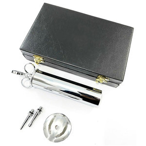 Jeringa de eliminación de cera del oído de grado premium Instrumentos veterinarios quirúrgicos Acero inoxidable Jeringa de oído de 200ml 8 Oz Veterinaria quirúrgica - Product Image 6