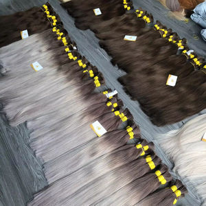 Vente chaude Européenne Russe Naturel Vierge Extensions De Cheveux De Haute Qualité Doux Lisse Sain Blond Cheveux Raides - Product Image 1