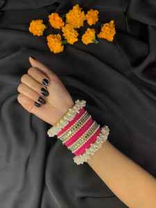 Diseño tradicional indio y paquistaní nupcial Churiyan conjuntos última colección hecha a mano mujeres nupcial Churiyan brazaletes disponibles - Product Image 2