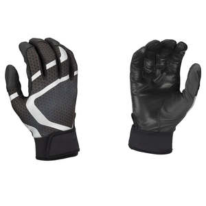 Gants de frappe de baseball/softball à manchette longue avec logo personnalisé, en cuir de qualité supérieure, fermeture auto-agrippante ambidextre, approvisionnement direct usine - Product Image 4