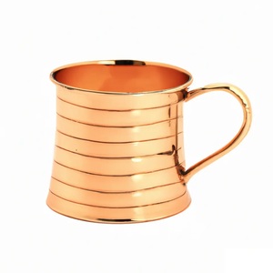 Smooth Pure Copper Moscow Mule Mug Made in India <b>Bulk</b> Quantity High Quality Vintage Modern Export Usage Home Hotel Restaurant - Product Image 3