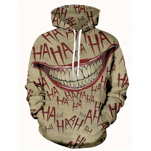 เสื้อมีฮู้ดสำหรับผู้ชายผ้าคอตตอนมีฮู้ดแบบกำหนดเองผ้าโพลีเอสเตอร์สำหรับวันฮาโลวีนงาน OEM 100% ความร้อนสุดหรู - Product Image 4