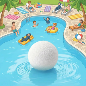 Woxin Offre Spéciale : Boule de Nettoyage et de Détartrage pour SPA, Éponge Filtrante Blanche Globulaire, Accessoire de Bain pour Usage Domestique - Product Image 4