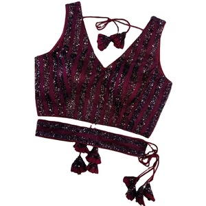 Blusa de diseñador confeccionada fabricada en la India a precio mayorista para venta en línea - Product Image 1