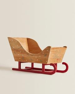 Material de madera Forma única Trineo de Navidad Estilo elegante Hecho a mano Venta caliente Trineo de Navidad de la más alta calidad - Product Image 5