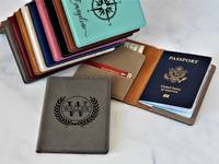 Tempat Paspor Kulit Personalisasi, Sampul Paspor Kulit dengan Ukiran Laser Kustom, Dompet Perjalanan Kulit, Hadiah Personalisasi