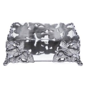 Standard Designing Square Tissue <b>Paper</b> Holder New Style Table Decoration Handmade Customized Size Metal Tissue <b>Storage</b> <b>Boxes</b> - Product Image 6