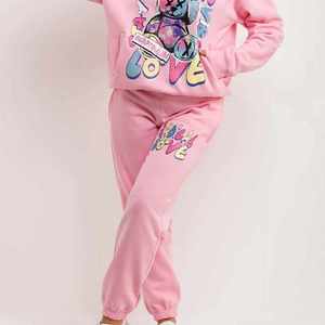 Chándal ajustado de poliéster para mujer personalizado, ropa informal ajustada - Product Image 2