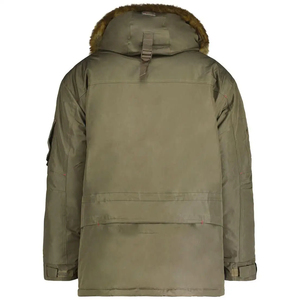 <b>Men's</b> Winter Warm <b>Coats</b> Male Parkas Jackets With <b>Fur</b> <b>Hood</b> Wholesale Cheap Price Custom Logo <b>Men</b> Parka Jacket - Product Image 6