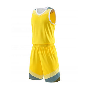 Ensemble de maillots de basket-ball personnalisés, shorts respirants à séchage rapide, vêtements de sport de qualité supérieure, fournisseur en gros - Product Image 4