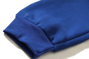 เสื้อฮู้ดดี้โอเวอร์ไซส์ ยูนิเซ็กซ์ ผ้าฝ้ายทอ 100% ป้องกันขนร่วง สไตล์สตรีทแวร์ แขนยาว สำหรับฤดูใบไม้ร่วงและฤดูหนาว ดีไซน์ลายเรียบ - Product Image 6