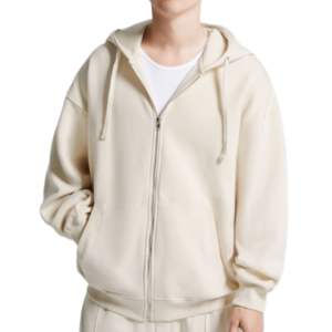 Wholesale custom logo thermal Hoodie Pullover winter warm Blank Hoodie Embroidery cotton <b>jumper</b> unisex Hoodie for men - Product Image 4