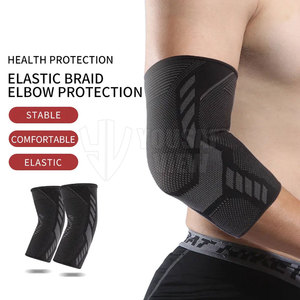 Manches de coude à haute élasticité Manchons de coude de soutien de compression fabriqués au Pakistan à vendre avec logo personnalisé - Product Image 2