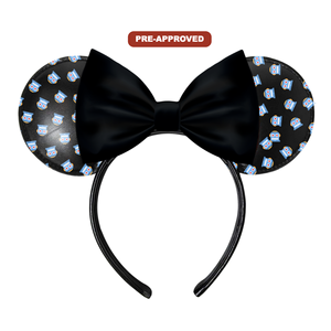 Factory Direct Pre-Approval Design Concept <b>Mouse</b> Ears Headband Customizable Robot Face Edition Hair Accessory Made-to-Order - Product Image 1