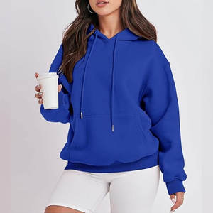 Sweat à capuche personnalisé pour femmes Streetwear coton polaire pull à capuche personnalisé OEM usine - Product Image 4