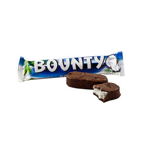 Barre de chocolat au lait et à la noix de coco Bounty, enrobée individuellement, friandise - Product Image 3