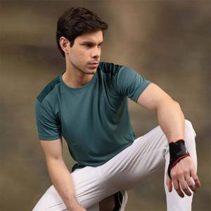 Usine OEM/ODM directe, nouveau t-shirt pour homme 2026, coupe ajustée, col rond, manches courtes, t-shirt de sport pour la salle de sport, avec tailles personnalisées - Product Image 6