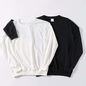 Sudadera de Cuello Redondo con Logotipo Personalizado para Hombre, Sudadera de Algodón de Punto de Color Sólido, Corte Regular, Informal de Otoño, Manga Larga - Product Image 6