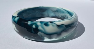 Resin <b>Bangle</b> Colorful Multiple Color <b>Wooden</b> Resin <b>Bangle</b> Manufacture in India Highly Polished Handcrafted by crescent crafts - Product Image 2