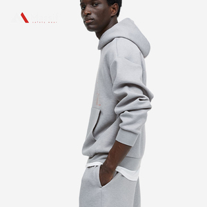 Autumn New Fashion Premium Print Gym Hoodie Customized Size 6XL Solid Color Long Sleeve Fleece Premium Casual Design Plain Dyed - Product Image 3