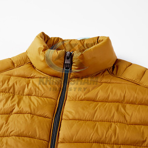 2026 <b>Top</b> Selling Custom Design <b>Men</b> Winter Puffer Jacket with Stand Collar and Front Logo High Quality - Product Image 2