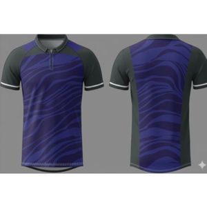 Polo pour homme Elite Range 145 GSM Tissu de base léger à séchage rapide Personnalisable Nom de l'équipe Numéro de joueur Lettrage Demi-manches - Product Image 2