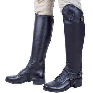 Beste Qualität Echt leder Reitstiefel in Block farbe Hand gefertigte Pferde produkte Made in Pakistan - Product Image 2