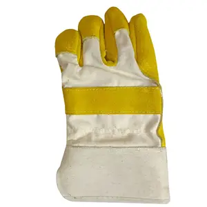 Wholesale Bulk Products Split Leather Working Safety Work Glove Men Women For Construction