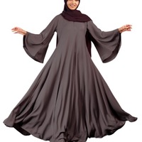 Última Moda Islámica Musulmana, Vestido Largo Estilo Turco para Mujer, de Poliéster Antiestático, Ligero y Elástico en Cuatro Direcciones