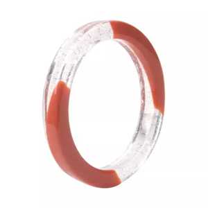 Bracelet en résine de haute qualité, bracelet en résine multicolores, bracelet irrégulier en acétate, bracelet large et épais pour femmes - Product Image 6