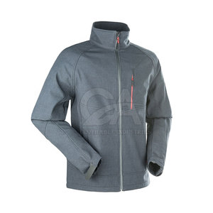 Chaqueta Softshell para hombre hecha a medida de gran tamaño más vendida, último diseño, precio barato, chaqueta Softshell de colores contrastantes para hombre - Product Image 1
