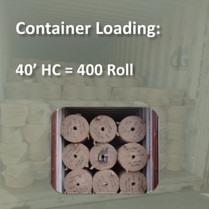 100% feutre de jute naturel 25 mètres de long et 1.5 mètres de large motif brut Tela Costal por Rollo vente en gros Goodman Global Bangladesh - Product Image 4