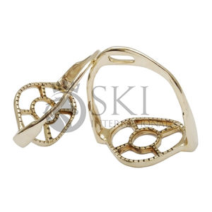 Estribos de caballo barroco de calidad superior, OEM superventas, venta al por mayor, Latón chapado en oro, estilo ecuestre, equitación inglesa - Product Image 3