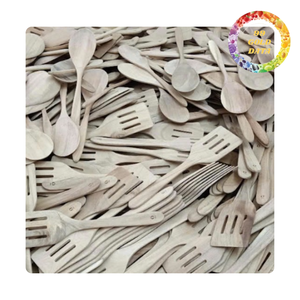 Juego de cucharas de madera ecológicas | Logotipo personalizado, diferentes tamaños y formas disponibles - Product Image 4