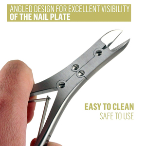 Coupe-ongles professionnels en acier inoxydable robuste pour podologie, idéal pour les ongles épais et les ongles incarnés, outil de soin des ongles, vente en gros - Product Image 2