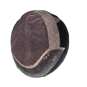 Peluca de tupé de cabello humano 100% para hombre, prótesis de cabello Remy indio, incluye ondas de agua de ondas profundas rectas rizadas de Bangladesh - Product Image 1