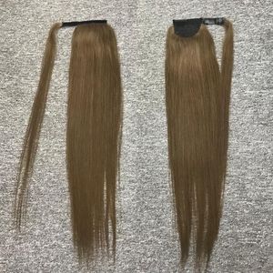 High Quality 100% Unprocessed Human <b>Hair</b> <b>Extensions</b> Double Drawn <b>Pony</b> Tail <b>Hair</b> Raw Vietnamese Human <b>Hair</b> Bundle - Product Image 1