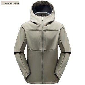 Vente en gros de coupe-vent de sport à capuche de haute qualité coupe-vent d'extérieur imperméable léger pour hommes avec logo personnalisé - Product Image 3