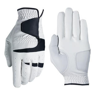 Nuevo estilo de calidad superior Cabretta guantes de golf de cuero transpirable OEM servicio fabricante guantes de golf con logotipo personalizado - Product Image 2