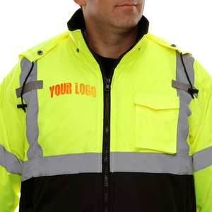 แจ็กเก็ตชุดทำงานสำหรับผู้ชายเสื้อแจ็กเก็ตเซฟตี้สะท้อนแสงสำหรับฤดูหนาว - Product Image 3