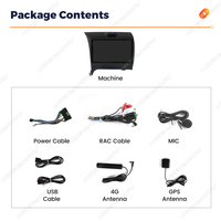 MEKEDE C30 Plus Unité centrale de navigation de voiture Écran Android de voiture Mp3 Lecteur vidéo Radio pour KIA Cerato 2013-2017 RHD