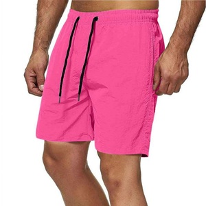 Vente en gros de short de baseball d'été en cours d'exécution sur mesure en coton polyester nouveau pantalon solide à taille élastique longueur genou - Product Image 1