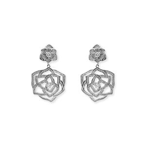 Pendientes de piedras de circonia cúbica para mujer, joyería de cobre, fiesta de moda, odm, oem, obm, novedad de 2023, listo para enviar - Product Image 1