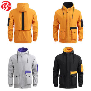 Latest Design <b>Men</b> Wear Waterproof <b>Rain</b> <b>Jacket</b> Hooded Coat Outwear <b>Lightweight</b> Windbreaker <b>Jacket</b> for Adults Wear - Product Image 6