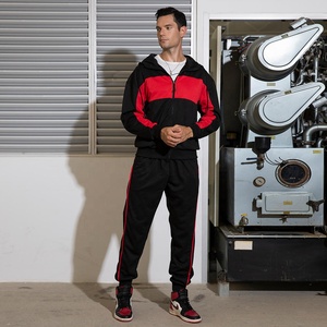 Custom Men Good Quality Men's Tracksuit Sportswear Jogging Zip Up Polyester <b>Wind</b> <b>Breaker</b> Men's Tracksuit - Product Image 6
