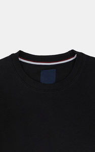 Sweat-shirt d'hiver à col rond et à épaules tombantes 2025 en coton molleton épais, coupe régulière avec logo personnalisé 100% - Product Image 3