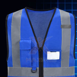 เสื้อกั๊กสะท้อนแสงไนลอนโพลีเอสเตอร์สำหรับใช้งานกลางแจ้ง ประสิทธิภาพสูง ดีไซน์ล่าสุด - Product Image 4