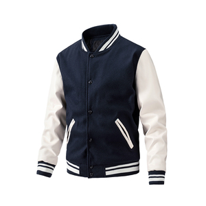 Varsity <b>Jackets</b> <b>Men</b> Custom Logo Wool Varsity Custom <b>Jackets</b> <b>Men</b> Blank <b>Long</b> Sleeve Varsity <b>Jacket</b> - Product Image 3