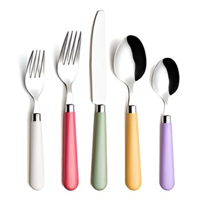 Colorful Export Quality Cutlery Set of 4 Pieces <b>Flatware</b> Set for Hotels & Restaurants Low Prices 2024 - Product Image 1